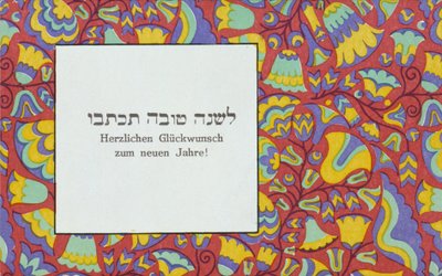 Saudação de ano novo de Wiener Werkstätte