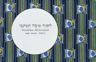 Saudação de ano novo de Wiener Werkstätte