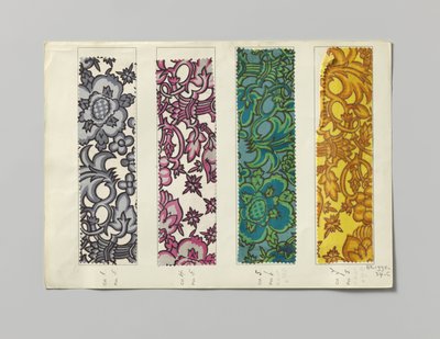 Aço com lado impresso, design Aussee de Wiener Werkstätte