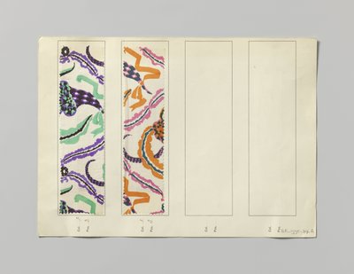 Aço com lado impresso, design Blumenhorn de Wiener Werkstätte