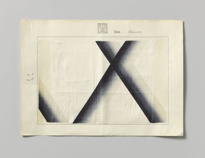 Aço com lado impresso, design Diana de Wiener Werkstätte