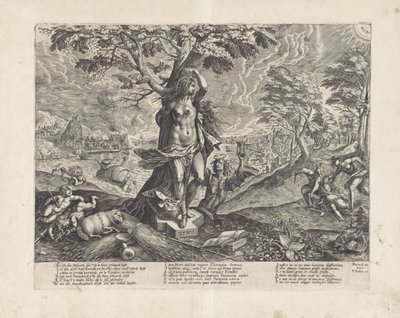 Alegoria da paciência durante o período de guerra de Wierix