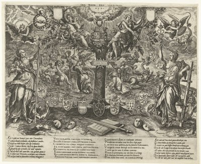 A Árvore do Convénio, 1578
The Tree of the Covenant / Arbor Pacis (título sobre o objecto) de Wierix