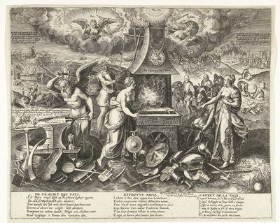 O Poder da Paz, 1678
O Poder da Paz (título sobre o objecto) de Wierix