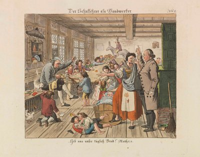 Professor como artesão, 1825. de Wiessner