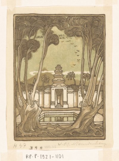 Cemitério perto de Jogyakarta em Java
Cemitério Heile, Java (título original) de Wijnand Otto Jan Nieuwenkamp (signed by artist)