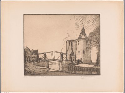 Vista do Drommedaris em Enkhuizen
Enkhuizen, o Dromedaris (título original sobre o objecto) de Wijnand Otto Jan Nieuwenkamp (signed by artist)