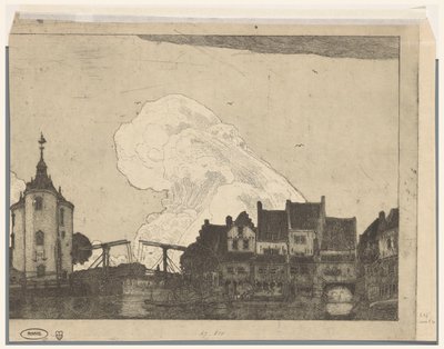 Porto de Enkhuizen (título original) de Wijnand Otto Jan Nieuwenkamp (signed by artist)