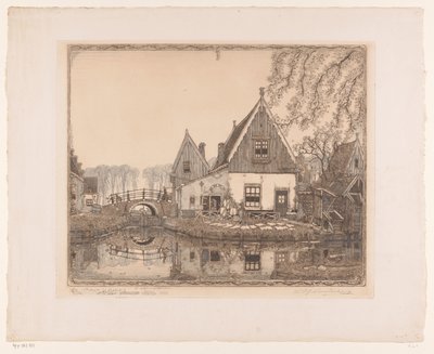O bonito cadeado (título original sobre o objecto) de Wijnand Otto Jan Nieuwenkamp (signed by artist)