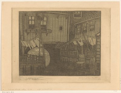 Casas no porto de Enkhuizen
Buurtje in Enkhuizen (título original) de Wijnand Otto Jan Nieuwenkamp (signed by artist)
