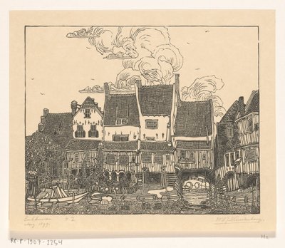 Casas no porto de Enkhuizen
Porto de Enkhuizen (título original) de Wijnand Otto Jan Nieuwenkamp (signed by artist)