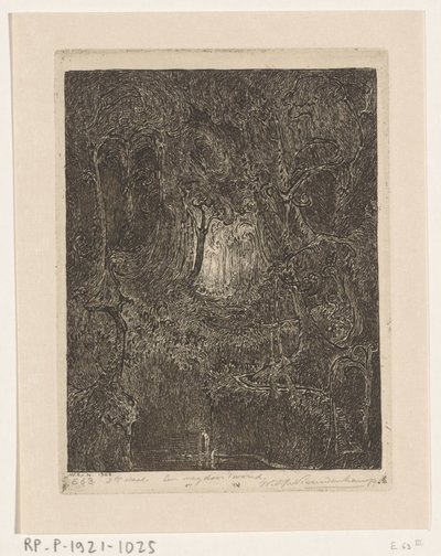 A selva em Java
Uma estrada através da floresta (título original) de Wijnand Otto Jan Nieuwenkamp (signed by artist)