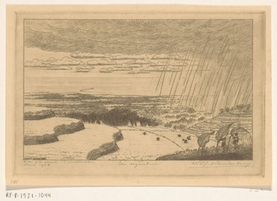 Chuva chuva sobre os campos de arroz perto de Gitgit em Bali
Uma tempestade (título original) de Wijnand Otto Jan Nieuwenkamp (signed by artist)