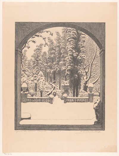 Riposo dei Vescovi: Florença (título original sobre o objecto) de Wijnand Otto Jan Nieuwenkamp (signed by artist)