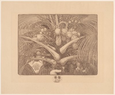 Parte de cima de um coqueiro
Mundo tropical (título original sobre o objecto) de Wijnand Otto Jan Nieuwenkamp (signed by artist)