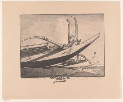 Borboletas na praia - Bali (título original sobre o objecto) de Wijnand Otto Jan Nieuwenkamp (signed by artist)