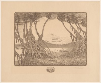 Vento do Mar, costa sul de Java
Sea Wind I (título original sobre o objecto) de Wijnand Otto Jan Nieuwenkamp (signed by artist)