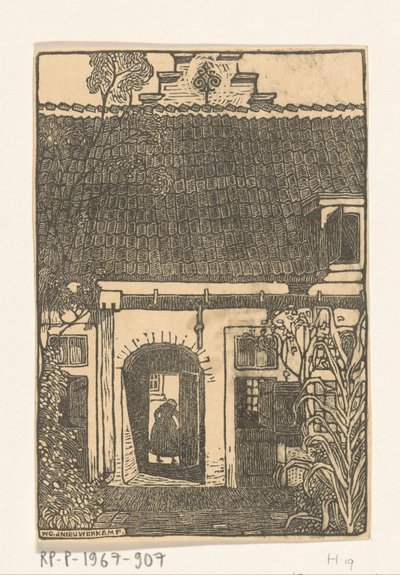 Brouwershofje em Haarlem Hofje em Haarlem (título original) de Wijnand Otto Jan Nieuwenkamp