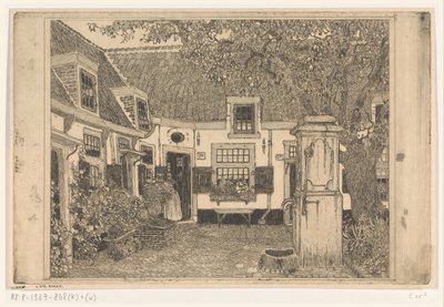 Hofje van Loo em Haarlem
O pátio pacífico (título original) de Wijnand Otto Jan Nieuwenkamp