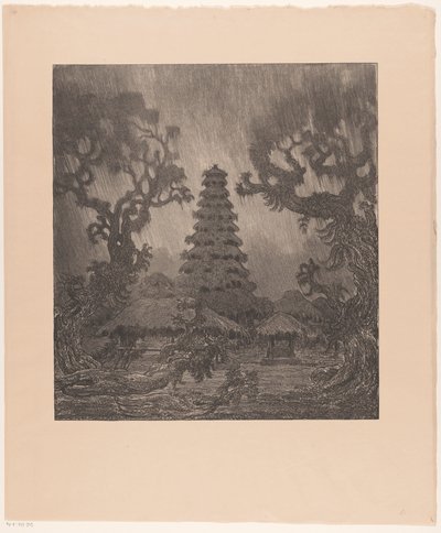 pagode na chuva Um templo na chuva (título original) de Wijnand Otto Jan Nieuwenkamp