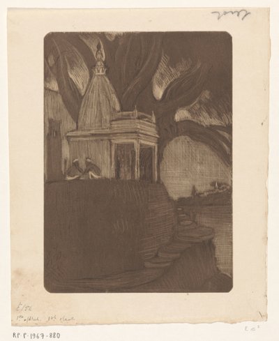Templo em Benares à noite
Sunset, Benares (título original) de Wijnand Otto Jan Nieuwenkamp