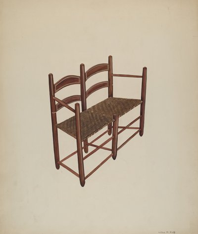 Cadeira de Carro de Boi, c. 1939. de Wilbur M Rice