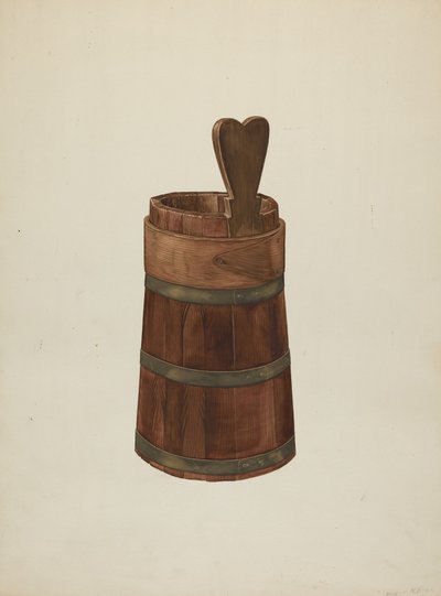 Wooden Noggin, c. 1941. de Wilbur M Rice