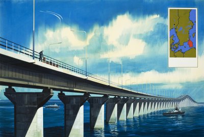 Ponte sobre o som de Kalmar de Wilf (20th century) Hardy