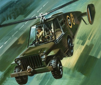 Para o azul: O jipe voador de Wilf (20th century) Hardy