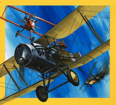 Aviões do passado: O Caça Bristol F2B de Wilf (20th century) Hardy