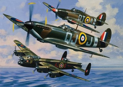 Spitfires (guache sobre papel) de Wilf (20th century) Hardy