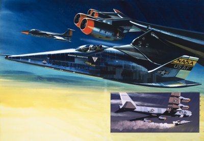 O vaivém Martin Marietta X-24B de Wilf (20th century) Hardy