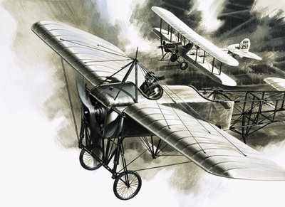 O primeiro voo de reconhecimento da RFC de Wilf (20th century) Hardy