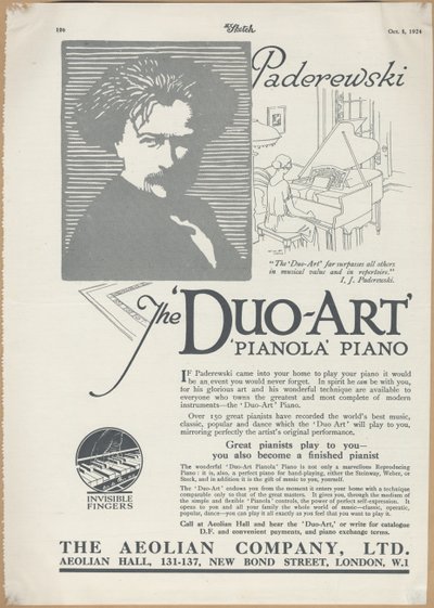 Companhia Eólica Pianolas, 1924 de Wilfred Fryer