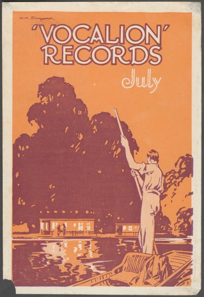 Vocalion Records Bulletin, 1920s de Wilfred Fryer