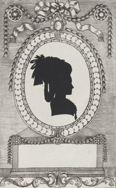 Silhueta da Condessa Lodroni, 1784-1834. de Wilhelm Ackermann