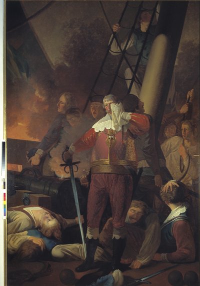 Christian IV em "A Trindade" na Batalha de Koldberger Heide 1644 de Wilhelm Bendz