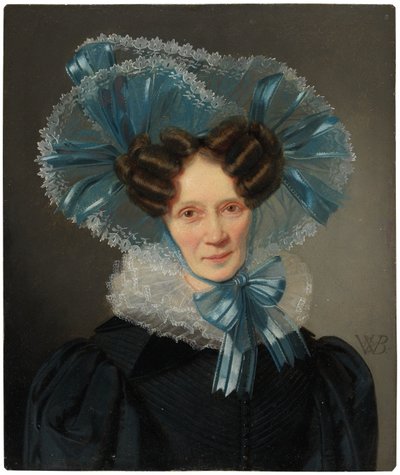 Condessa Sophia Vilhelmine Moltke, nascida Levetzau de Wilhelm Bendz