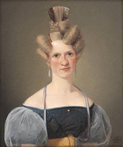 Marie Raffenberg, a noiva do artista de Wilhelm Bendz