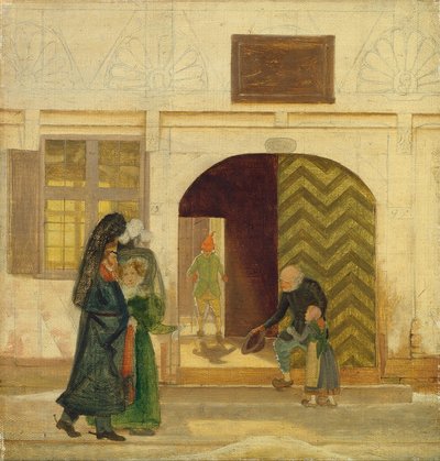 Fora da casa pobre de Odense. de Wilhelm Bendz