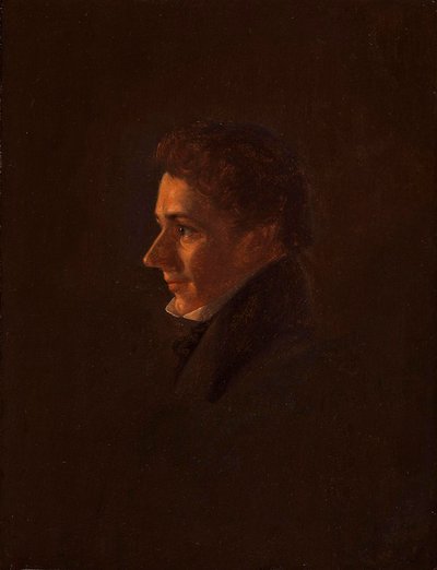 Retrato de Christian Morgenstern de Wilhelm Bendz