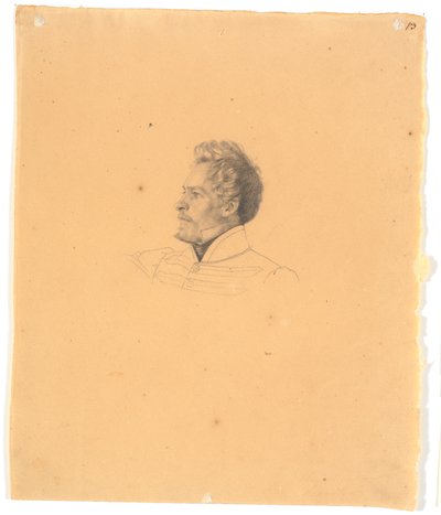 Retrato do medalhista Christen Christensen de Wilhelm Bendz