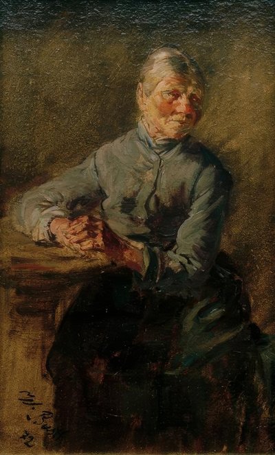 Mulher velha de Wilhelm Busch