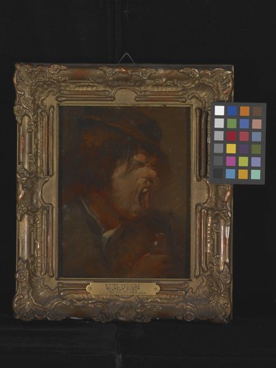 Medicina amarga (óleo sobre cartão) de Wilhelm Busch