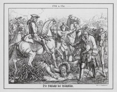 Batalha de Hochstadt (Blenheim) de Wilhelm Camphausen