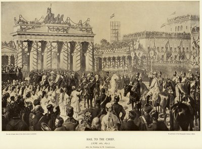 Otto von Bismarck em Berlim em 1871 de Wilhelm Camphausen