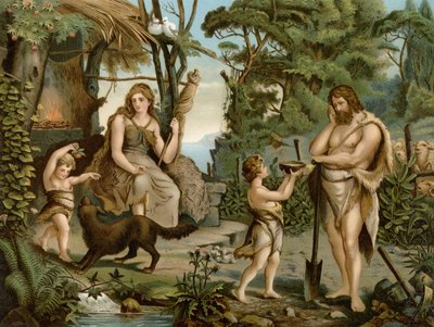 Rio da Expulsão (lito colorido) de Wilhelm Ebbinghaus