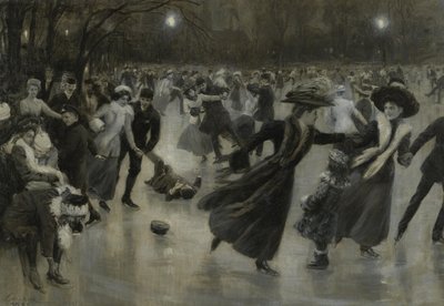 Festa no gelo, 1909 de Wilhelm Gause