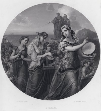 Miriam (gravura) de Wilhelm Hensel
