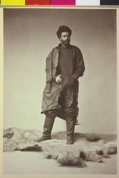 Expedição austro-húngara ao Pólo Norte em 1872 (gravura) de Wilhelm J. Burger